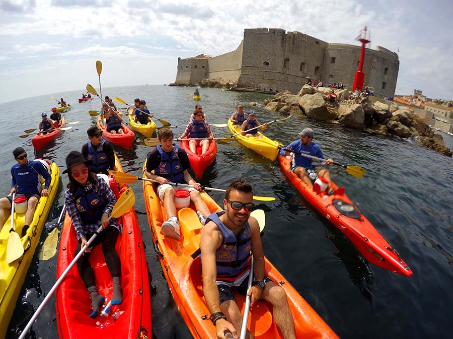 Caiaque em Dubrovnik